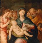 Holy Family with angels