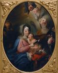 Holy Family with angels