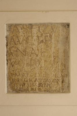 Fragment of a building inscription