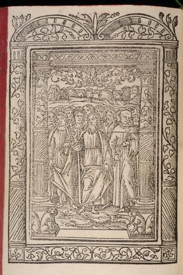 Title-page of the Pannonhalma Breviary