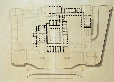 Plan for the full rebuilding of Pannonhalma