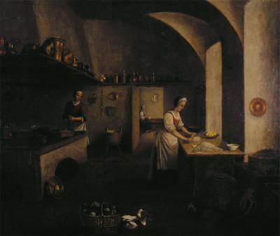 Kitchen interior (kitchen scene)