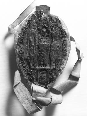 Seal of Abbot Ladislas Czudar (1362-1372)